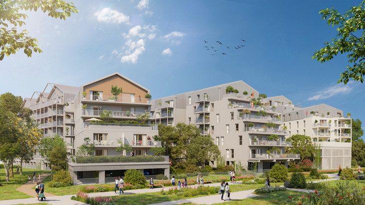 Programme neuf AUREA - PH2 - B3 - Cages E et F à Chambéry — visuel 1 sur 1