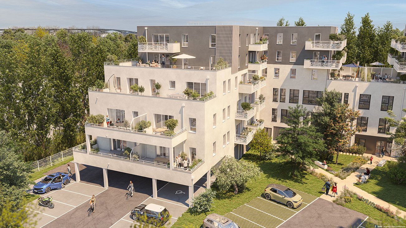 Programme neuf Les Terrasses de l'Orne – LOGEMENTS BATIMENT A à Mondeville — visuel 1 sur 1