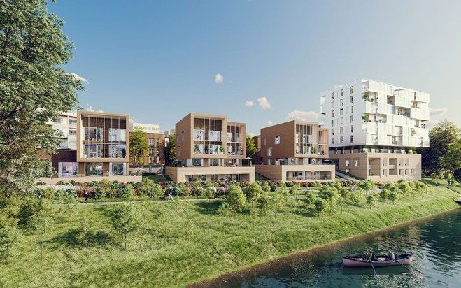 T4 lot A703+P — ILE EN SEINE - PB7 - LE DELTA à L'Île-Saint-Denis — visuel 1 sur 1