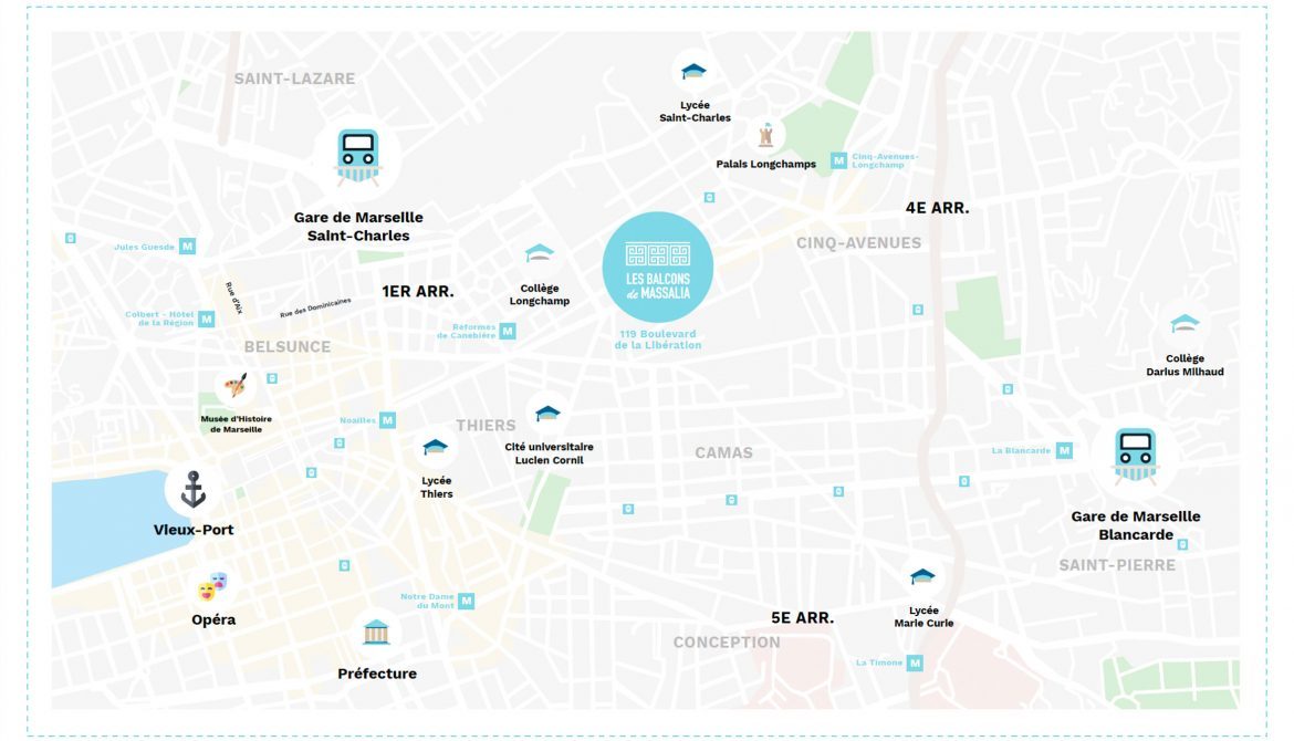 LES BALCONS DE MASSALIA à Marseille — visuel 1 sur 1