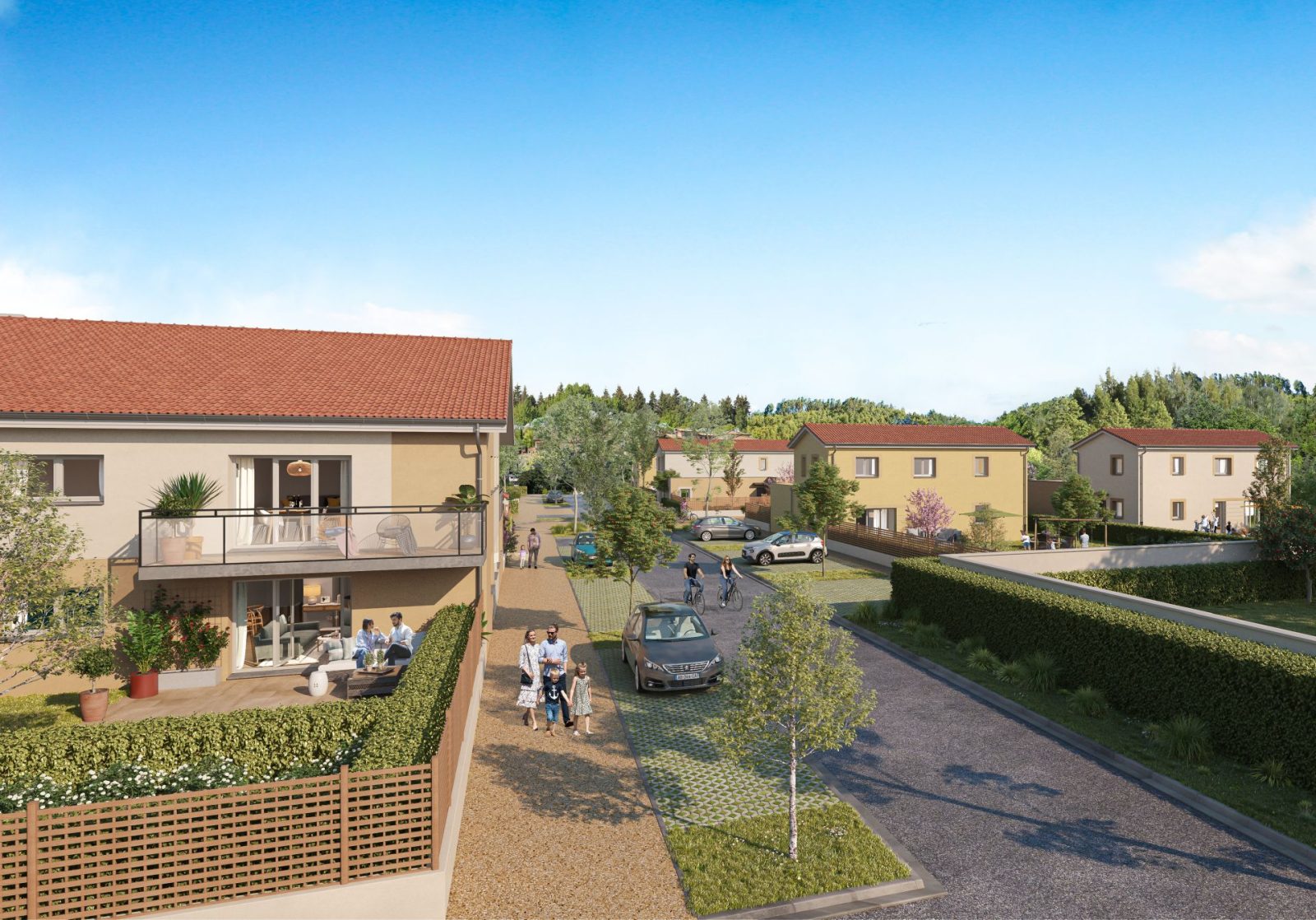 Programme neuf LES VILLAS GAMBETTA - MAISONS à Genas — visuel 1 sur 1