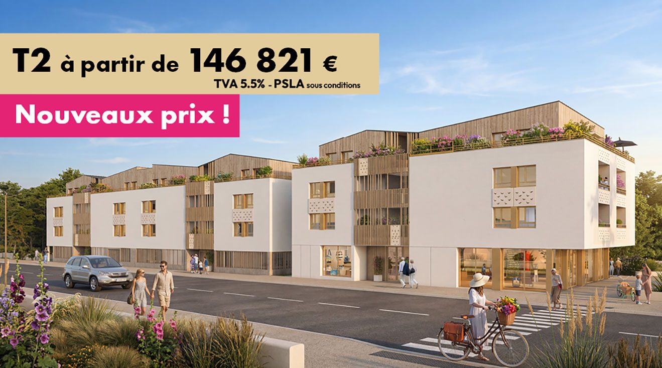 Programme neuf Carré des Sables – Tr 1 : Bat A D & E à Saint-Jean-de-Monts — visuel 1 sur 1