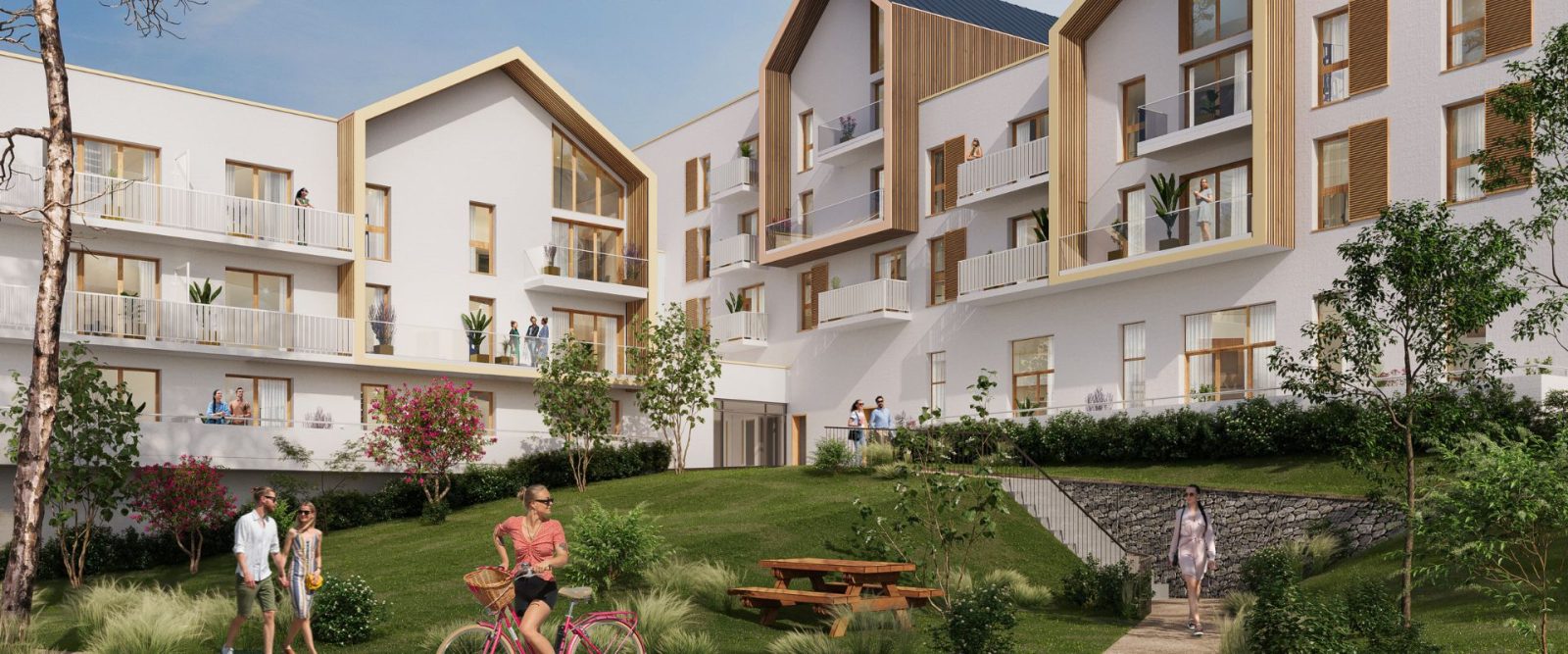 Programme neuf LE HAMEAU DE LUVERA - LES BLEUETS - BAT A à Louvres — visuel 1 sur 1