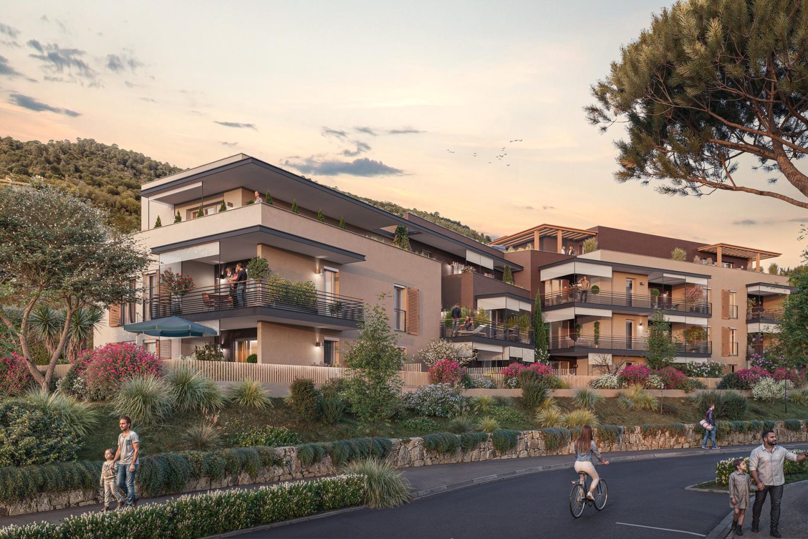 T3 lot C201 — RIVA PARC - LES RESTANQUES à La Gaude — visuel 1 sur 1