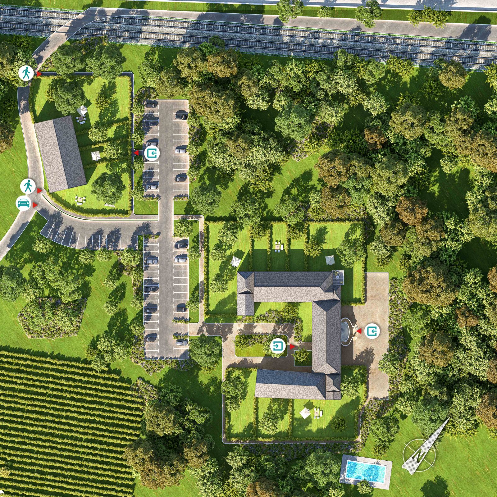 ABBAYE DE BONLIEU MELUDONOISE à Sainte-Eulalie — visuel 1 sur 1