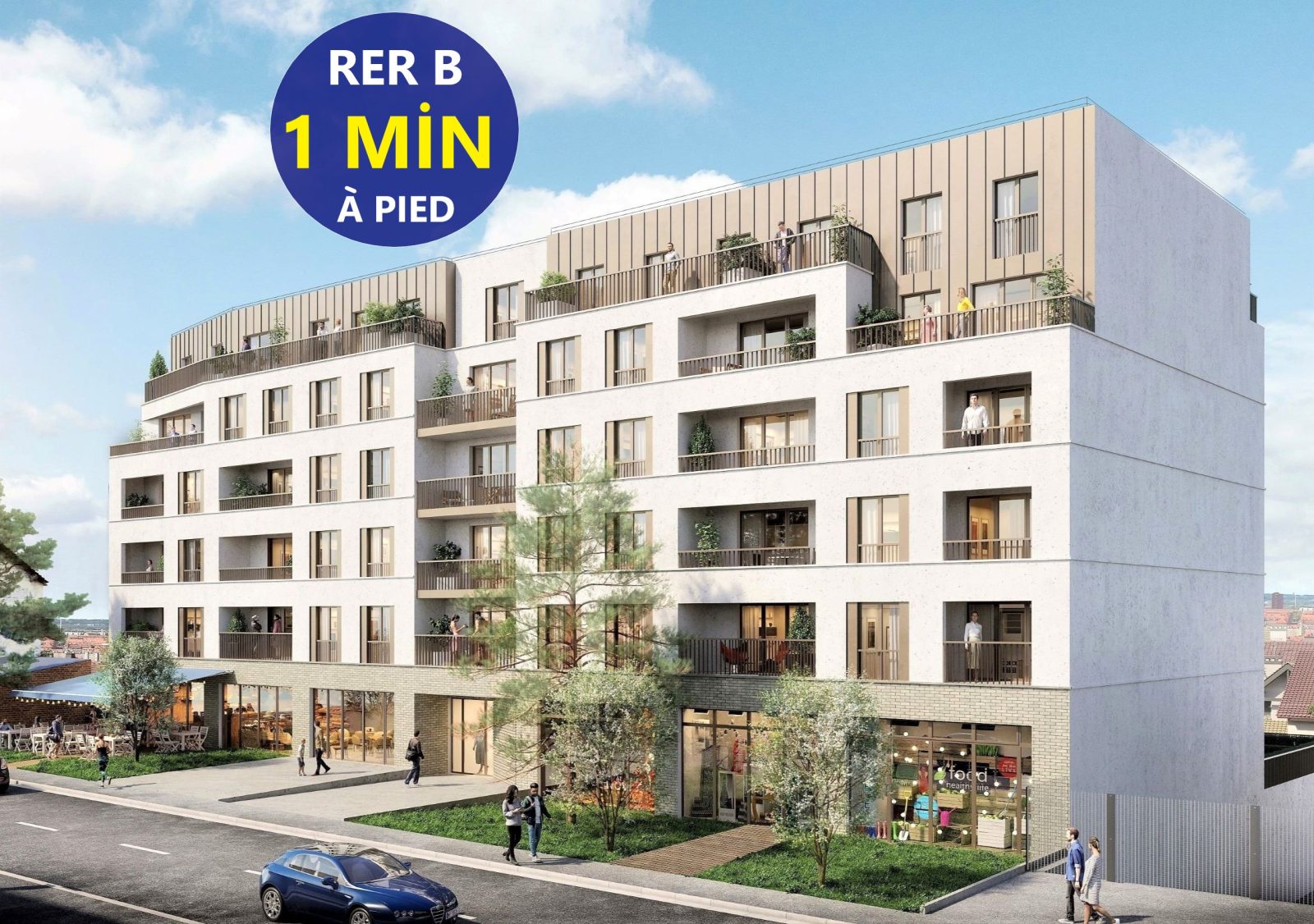 T2 disponible à Drancy dans Villa Morin