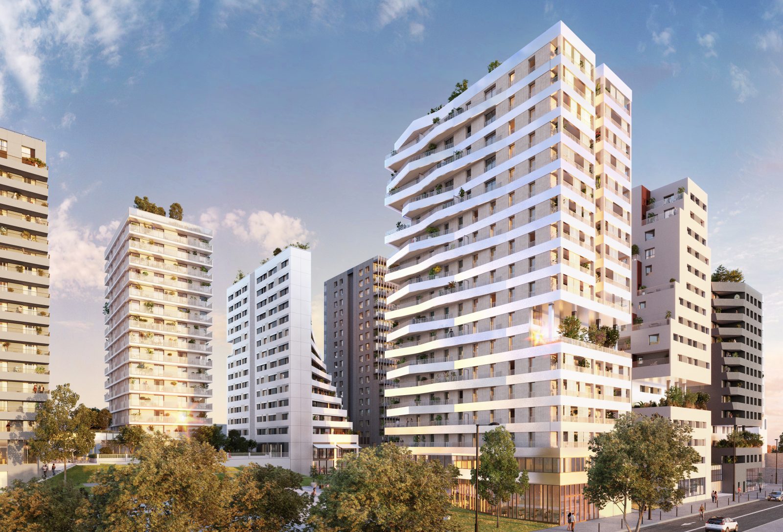 T4 lot 111 — Les Lumières Pleyel "Filanti" à Saint-Denis — visuel 1 sur 1