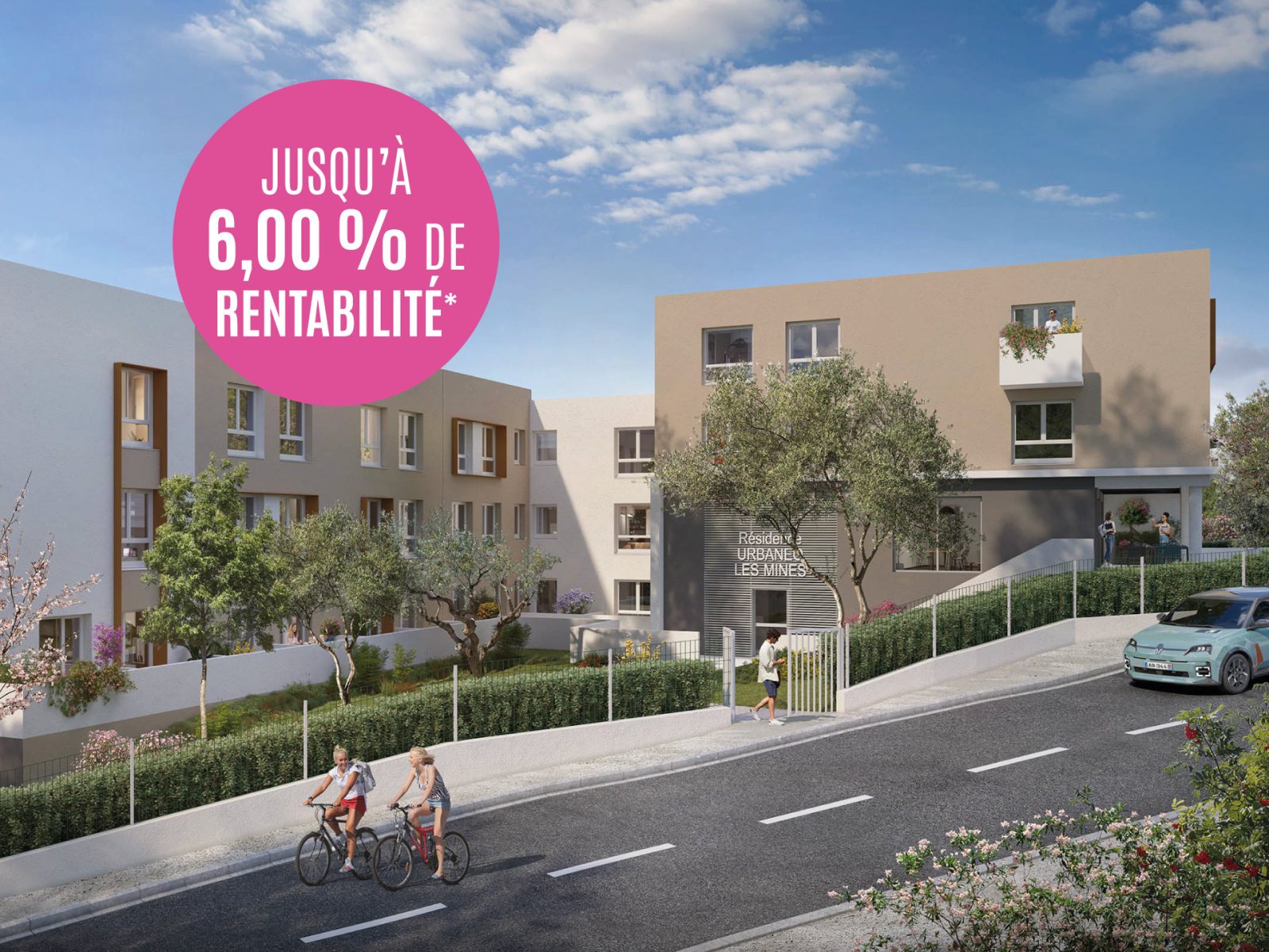 T1 lot A212A — Urbanéo Les mines Alès à Alès — visuel 1 sur 1